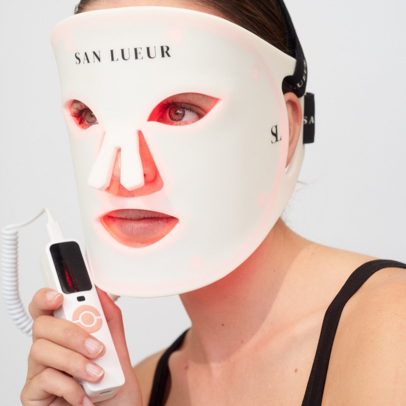 Advanced LED Light Therapy Facial Mask + Embroidered Cap