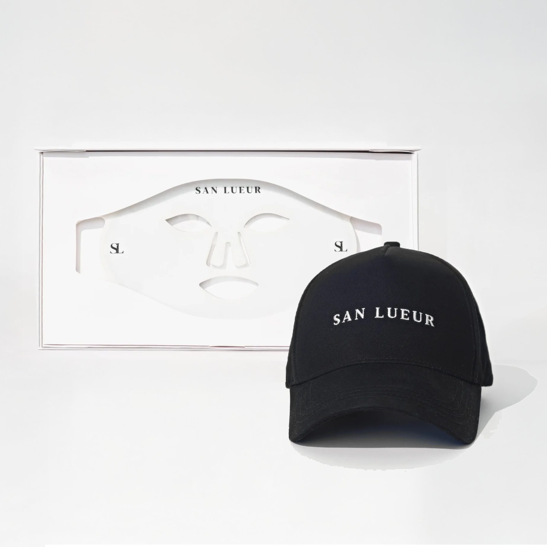 Advanced LED Light Therapy Facial Mask + Embroidered Cap